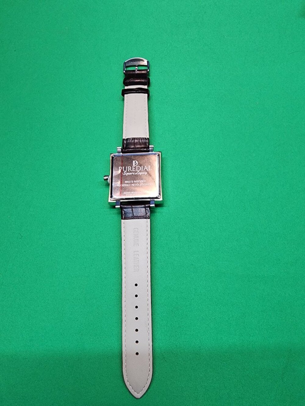 New - Men's Watch - Puredial The Square Legacy - Picture 4 of 7